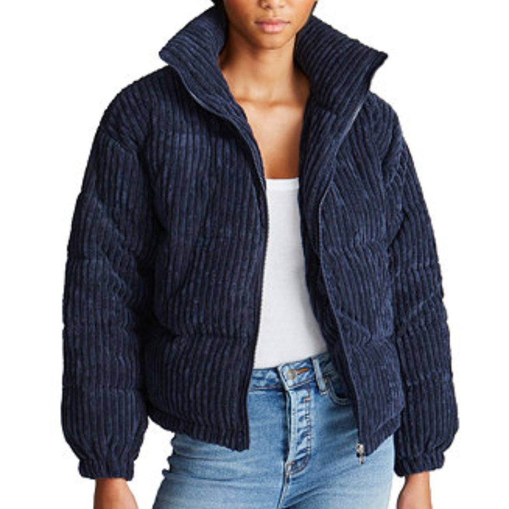 Vigoss Corduroy Navy Puffer